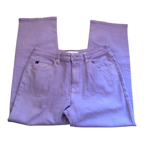 KanCan NWT Mari Ultra High Rise 90's Classic Straight Leg Lavender Jeans Size 10 - Picture 7 of 16